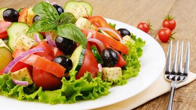 gastriidi näidismenüü